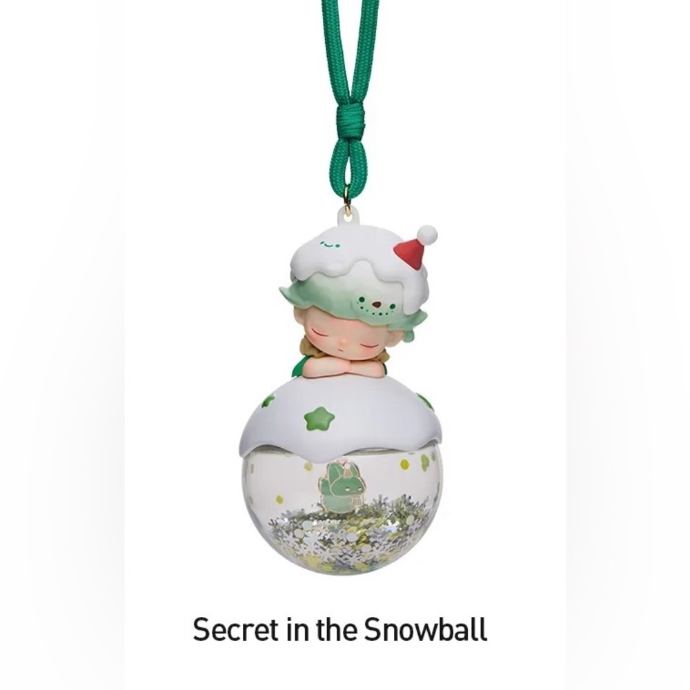 💚DIMOO {Secrets In The Snowball}🍎Apple of My Eye✨Luminous Pendant🆕NEW {SEALED}